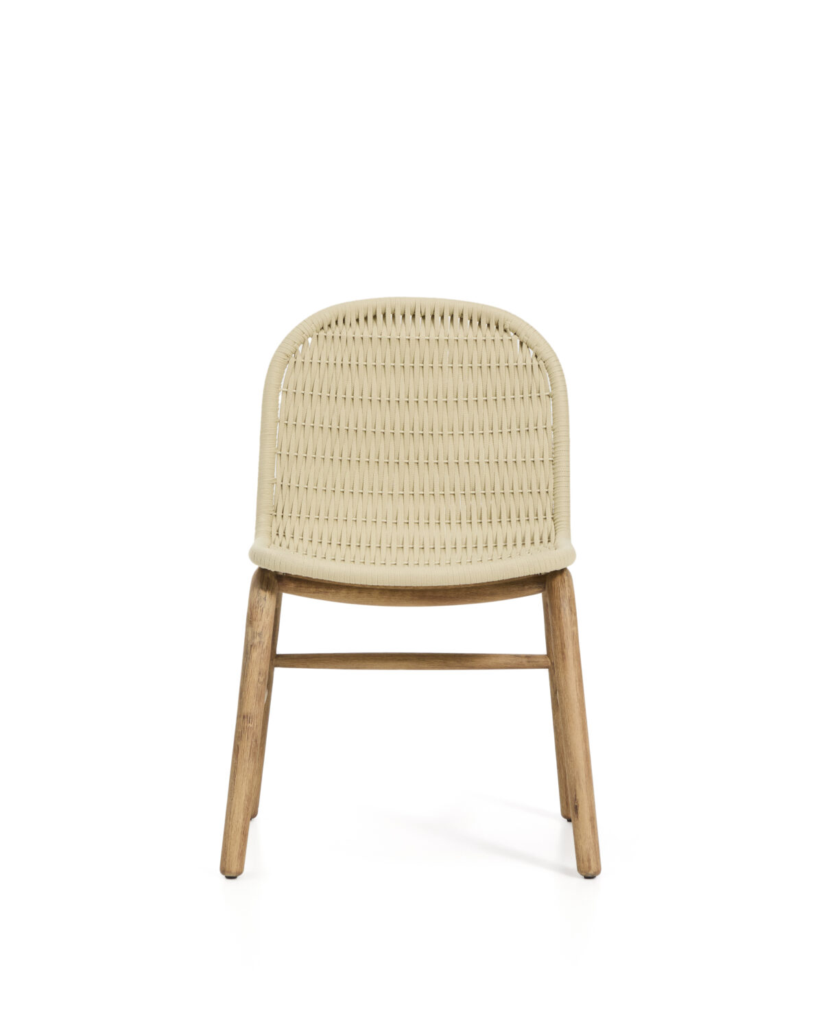 Kave Home Alipa stoel van massief acaciahout en ecru touw FSC 100% - Afbeelding 8