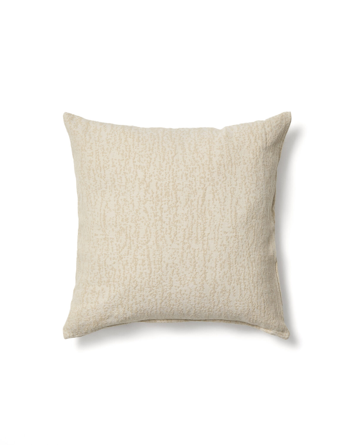 Kave Home Melien kussenhoes van jacquard met stippen in ecru 50 x 50 cm