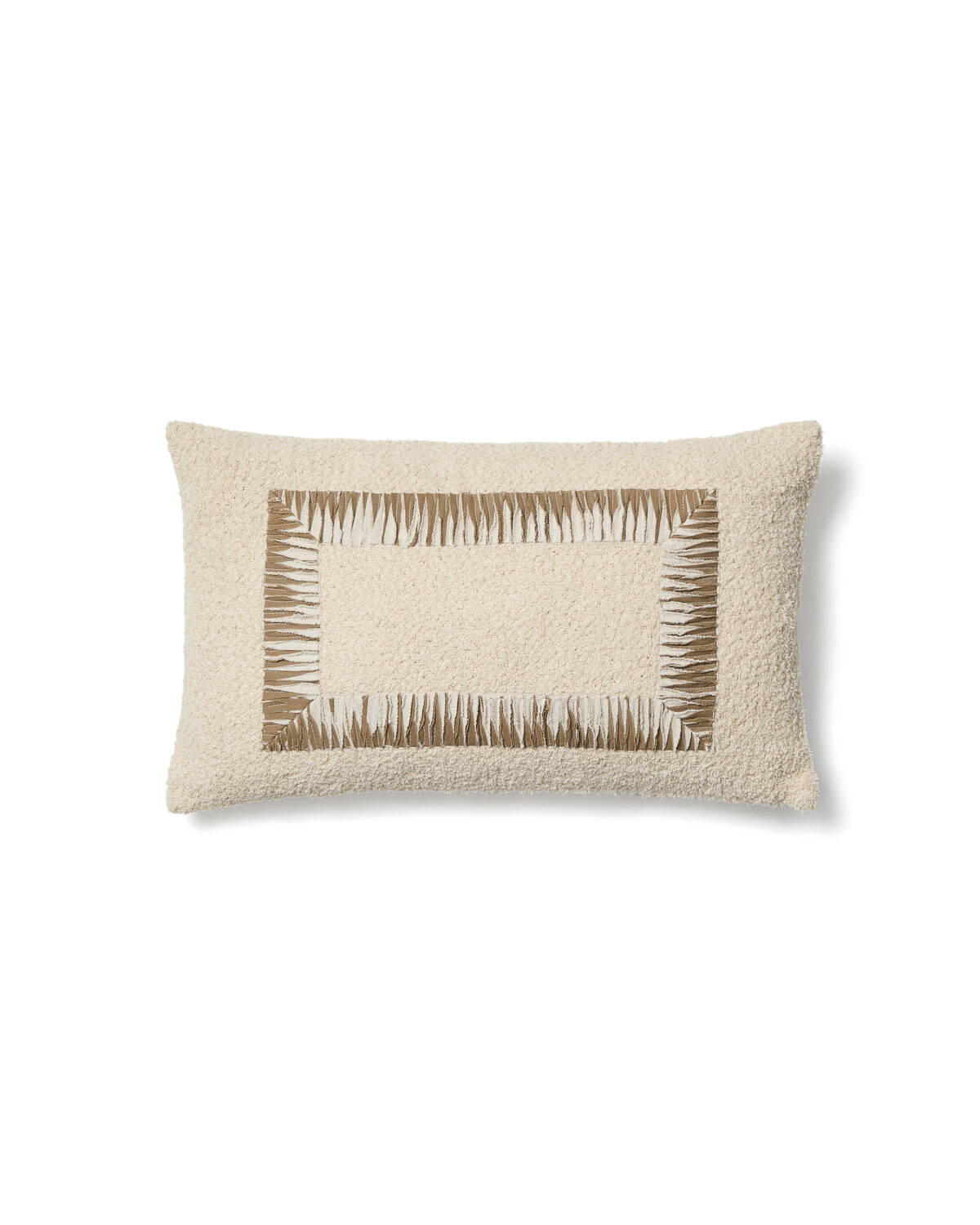 Kave Home Enari kussenhoes van katoen in beige en bruin 50 x 30 cm - Afbeelding 4