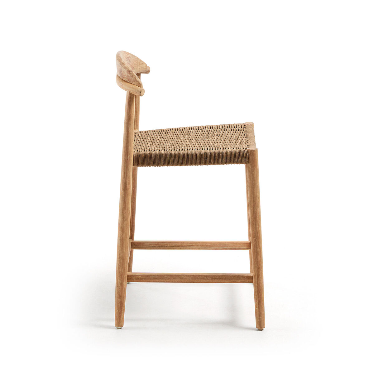 Kave Home Nina massief acaciahouten kruk hoogte 62 cm FSC 100% - Afbeelding 6