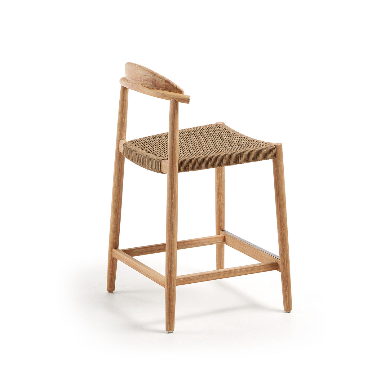 Kave Home Nina massief acaciahouten kruk hoogte 62 cm FSC 100% - Afbeelding 7