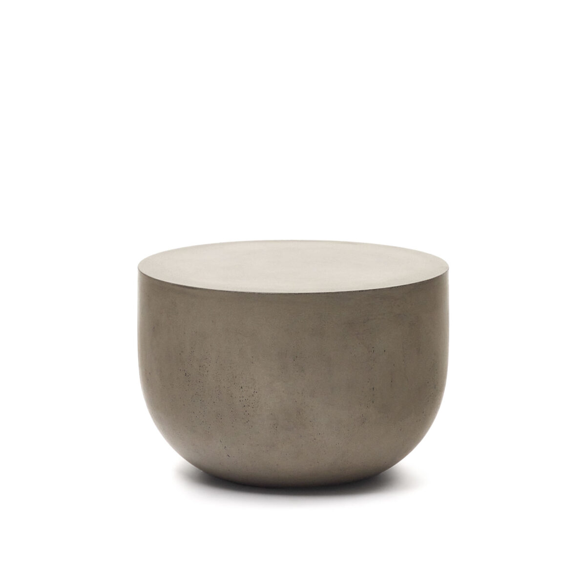 Kave Home Ronde salontafel Garbet in cement Ø 60 cm