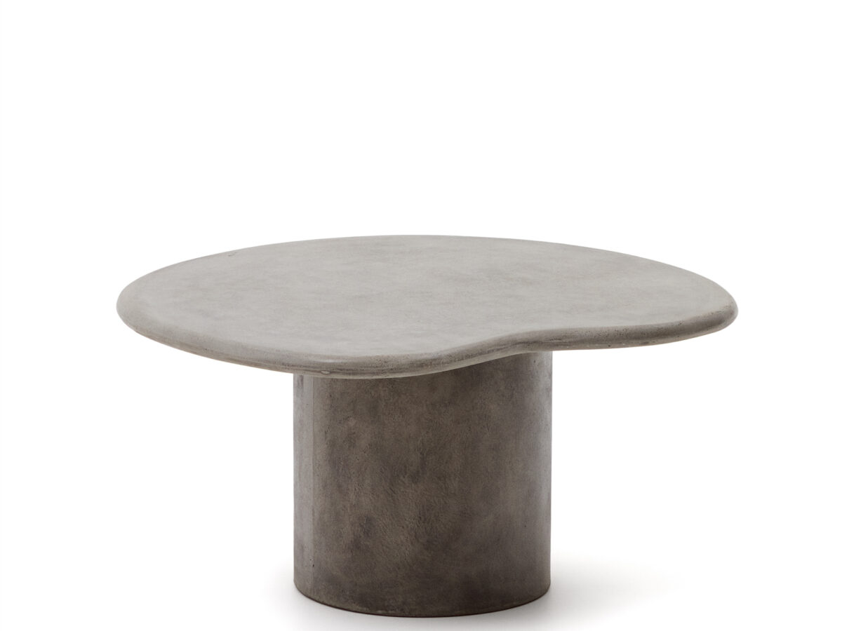 Kave Home Salontafel Macarella van cement 83 x 77 cm
