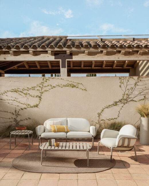 Kave Home Despas beige tapijt van synthetische vezels 200 x 300 cm