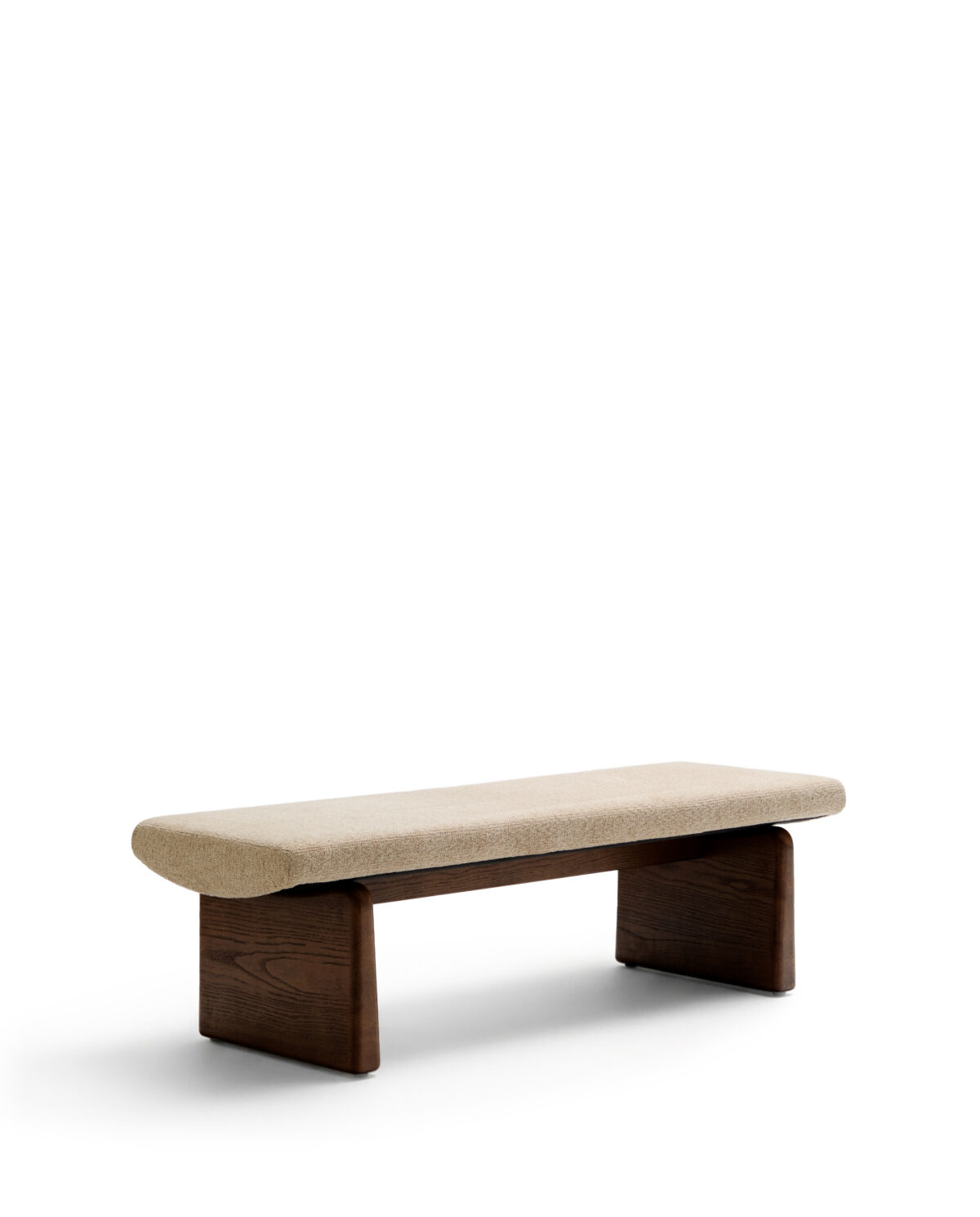 Kave Home Topaz bank in beige chenille en FSC 100% massief essenhout in noten afwerking 150 cm - Afbeelding 47