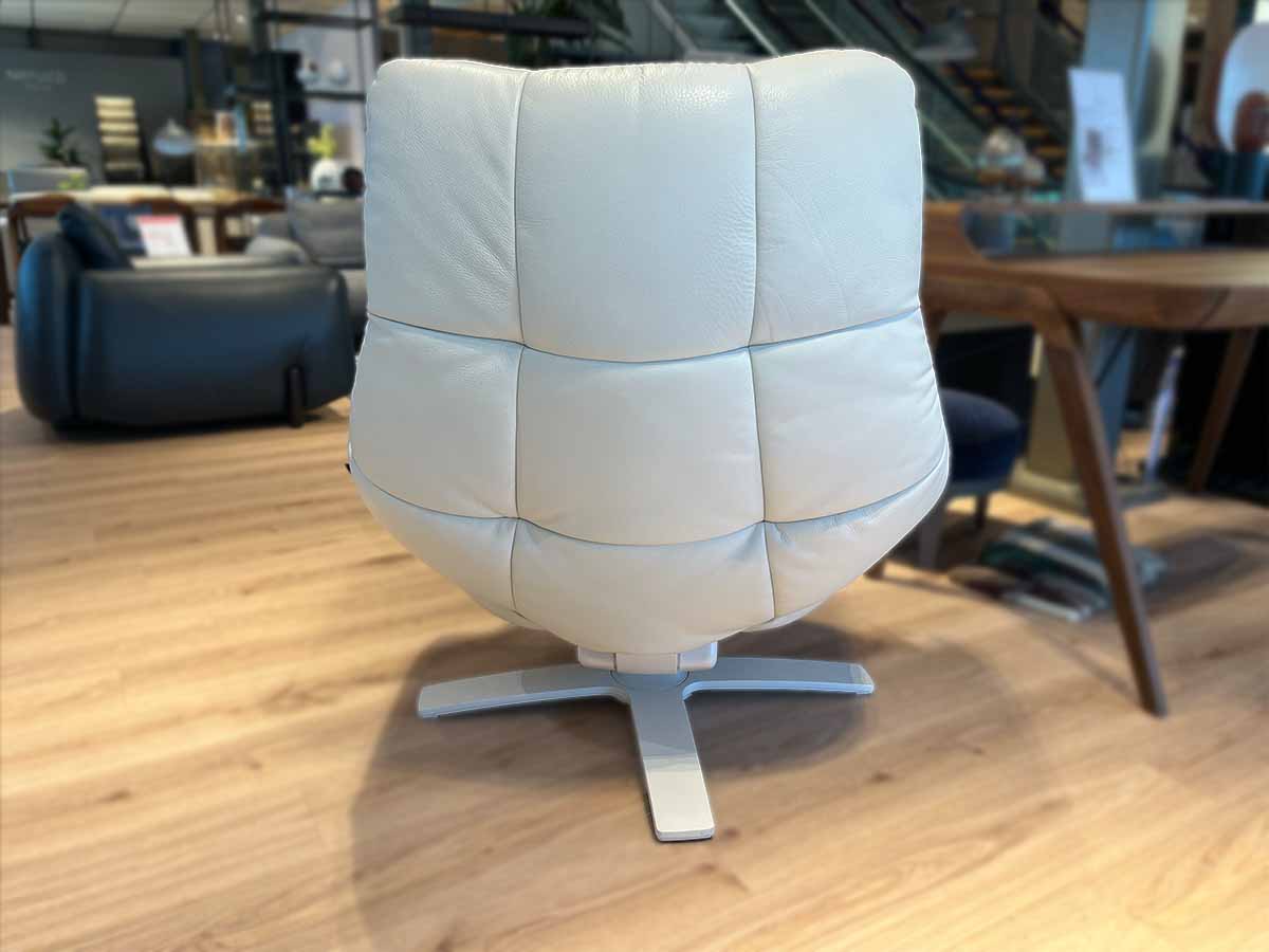 Natuzzi Italia Re-Vive fauteuil + hocker - showroommodel - Afbeelding 4
