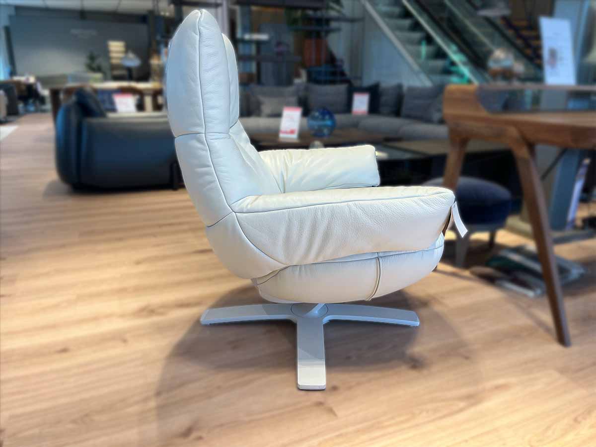 Natuzzi Italia Re-Vive fauteuil + hocker - showroommodel - Afbeelding 3