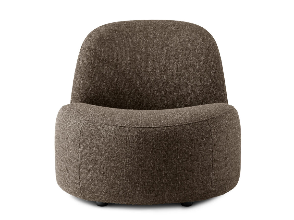 Pode Tinko fauteuil in bruine stof