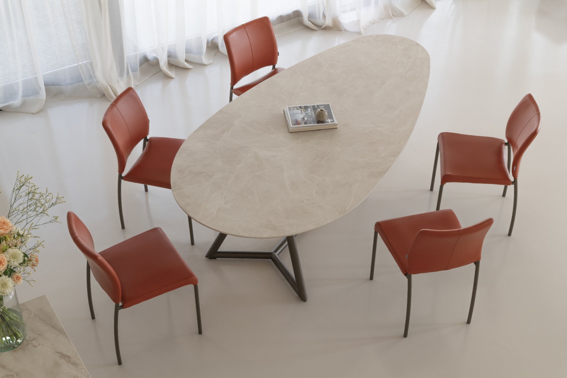 Bree’s New World Druppel eettafel sfeer