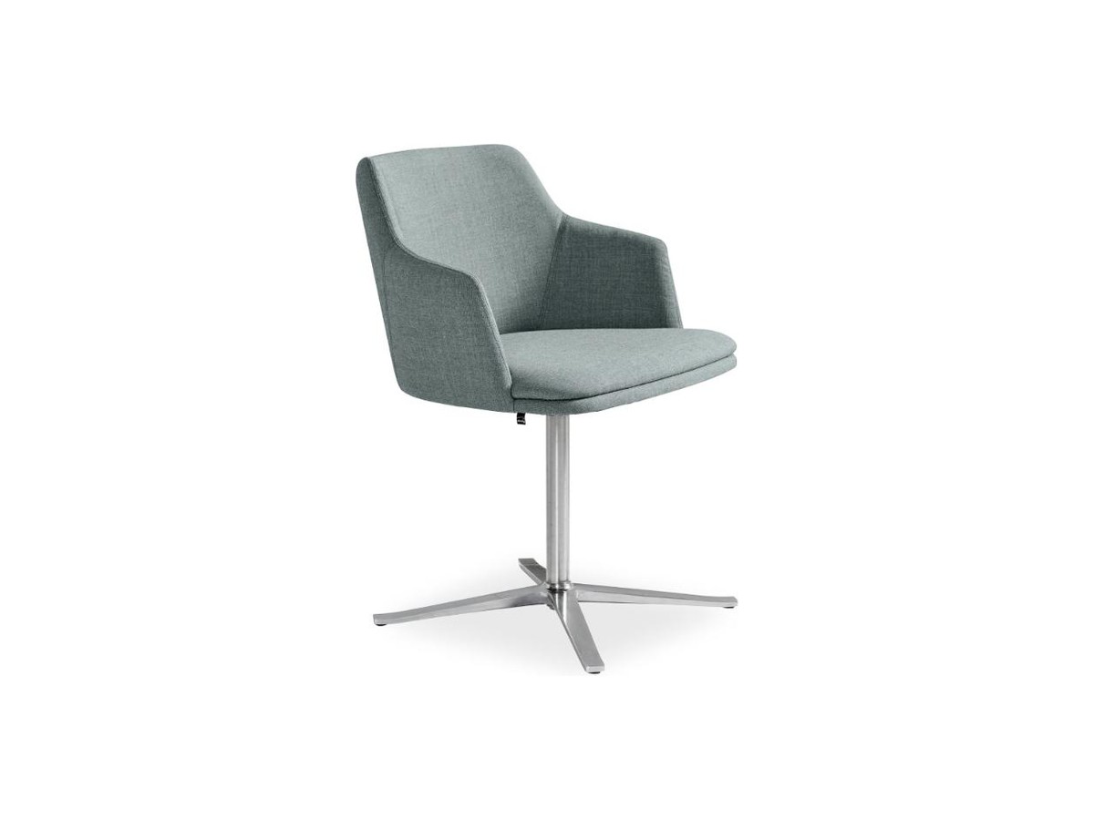 Skovby SM55 Versa eetkamerstoel met aluminium draaivoet