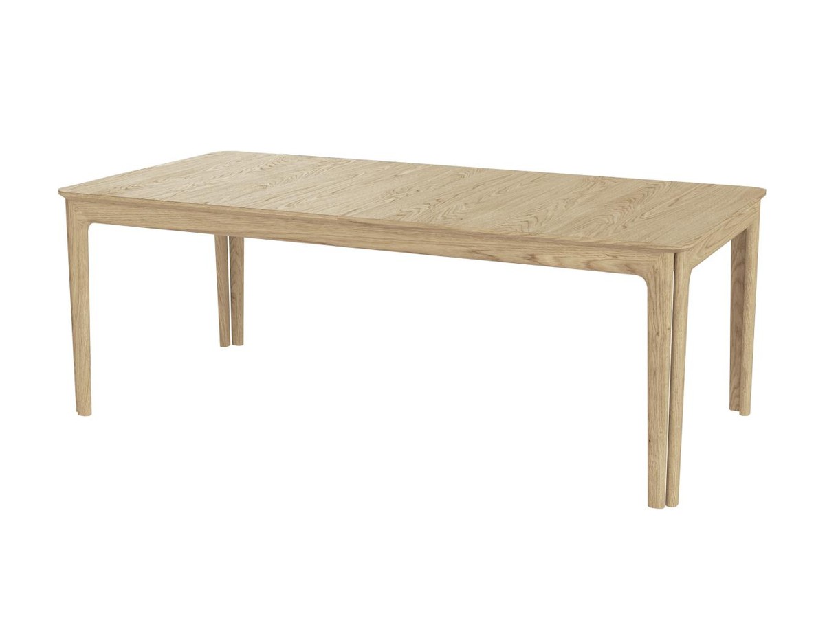 Skovby #27 uitschuifbare eettafel in massief eiken white oil – packshot