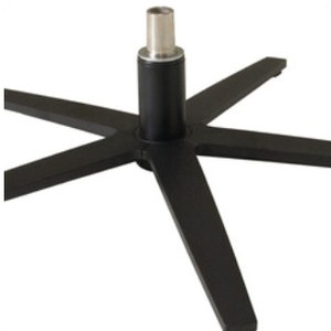 Platte stervoet 87 · zwart gelakt staal +€270