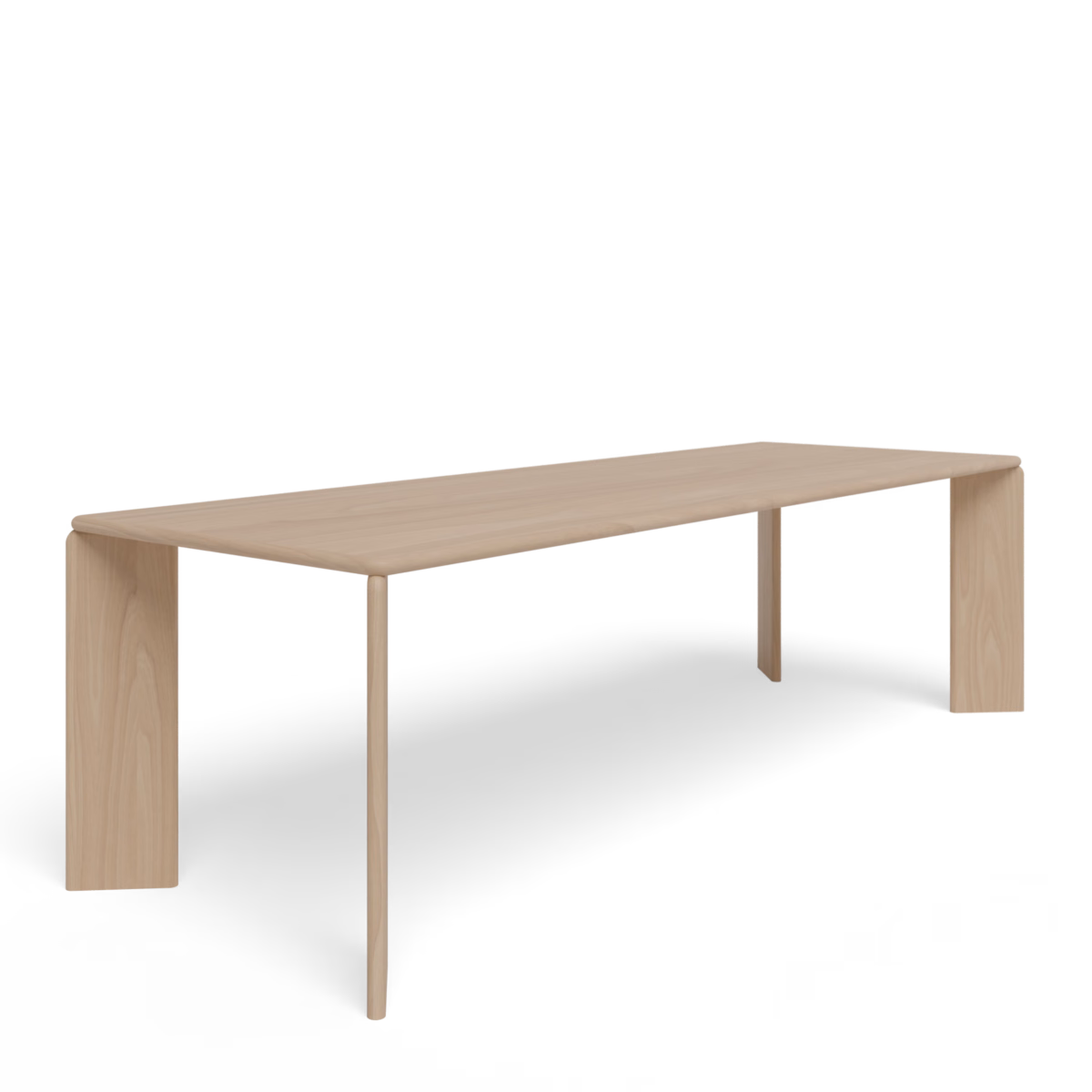 Studio HENK Soft eettafel rechthoekig eiken hardwax olie natural light - Afbeelding 2
