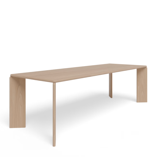 Studio HENK Soft eettafel rechthoekig eiken hardwax olie natural light