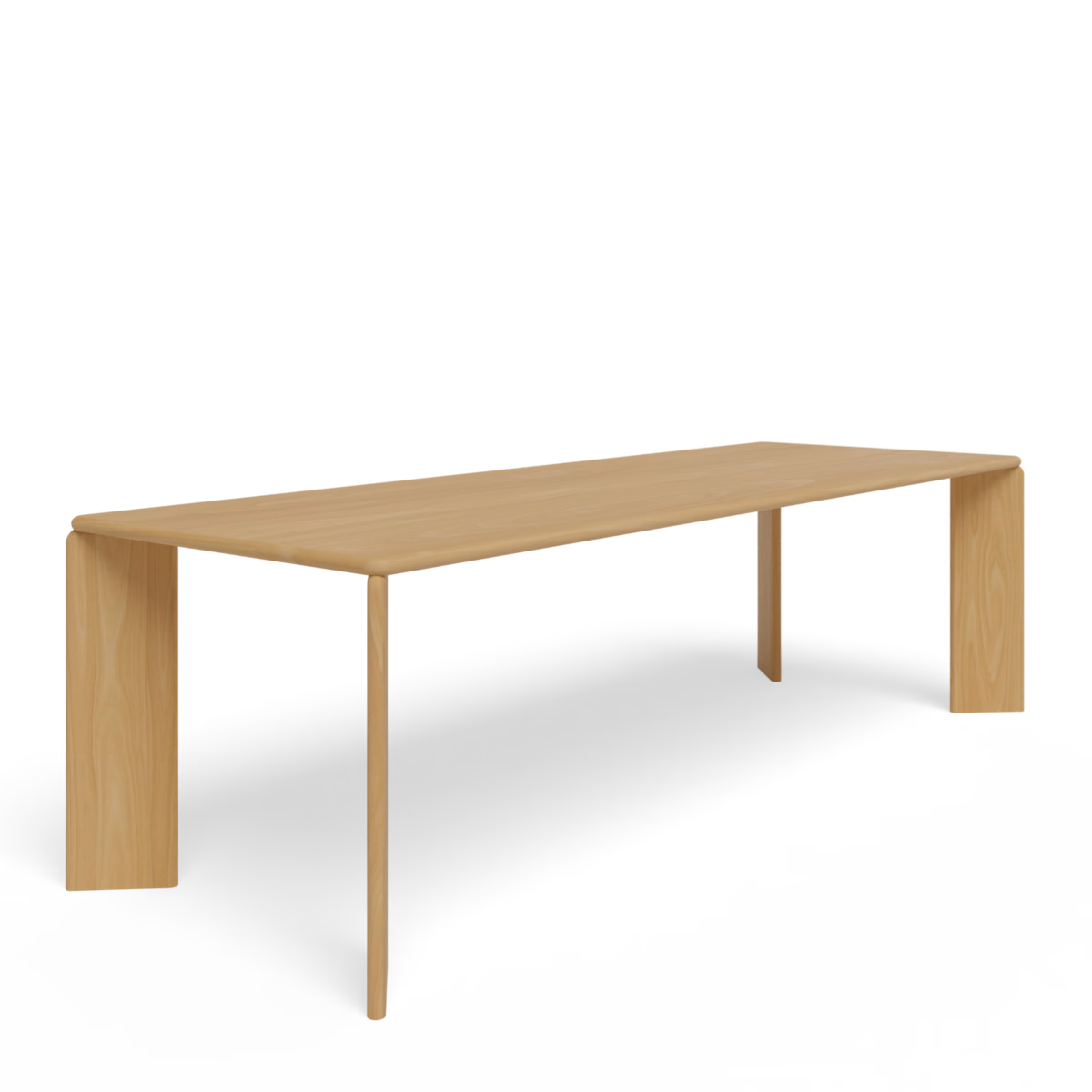 Studio HENK Soft eettafel rechthoekig eiken hardwax natural - Afbeelding 2