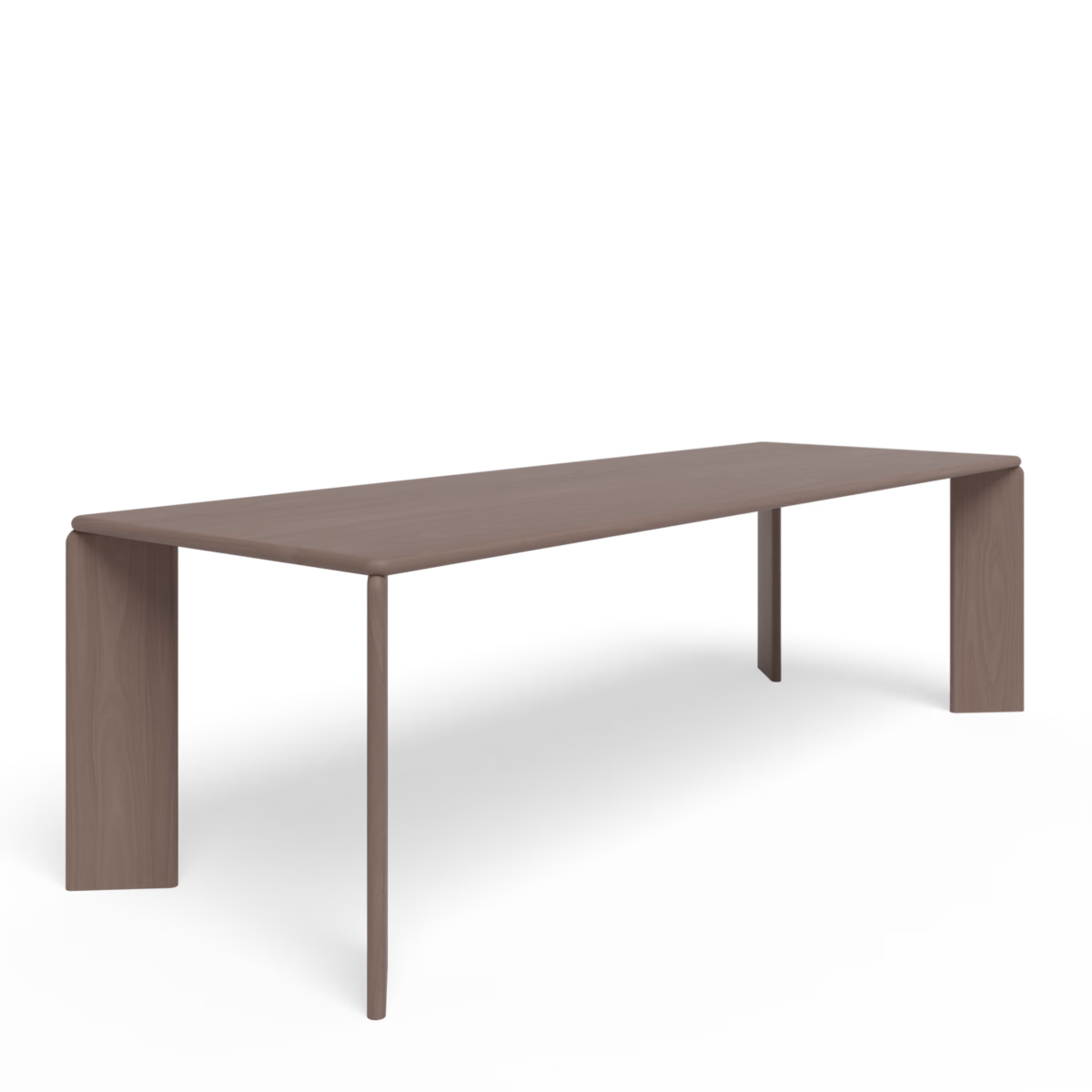 Studio HENK Soft eettafel rechthoekig eiken donker bruin gebeitst - Afbeelding 2
