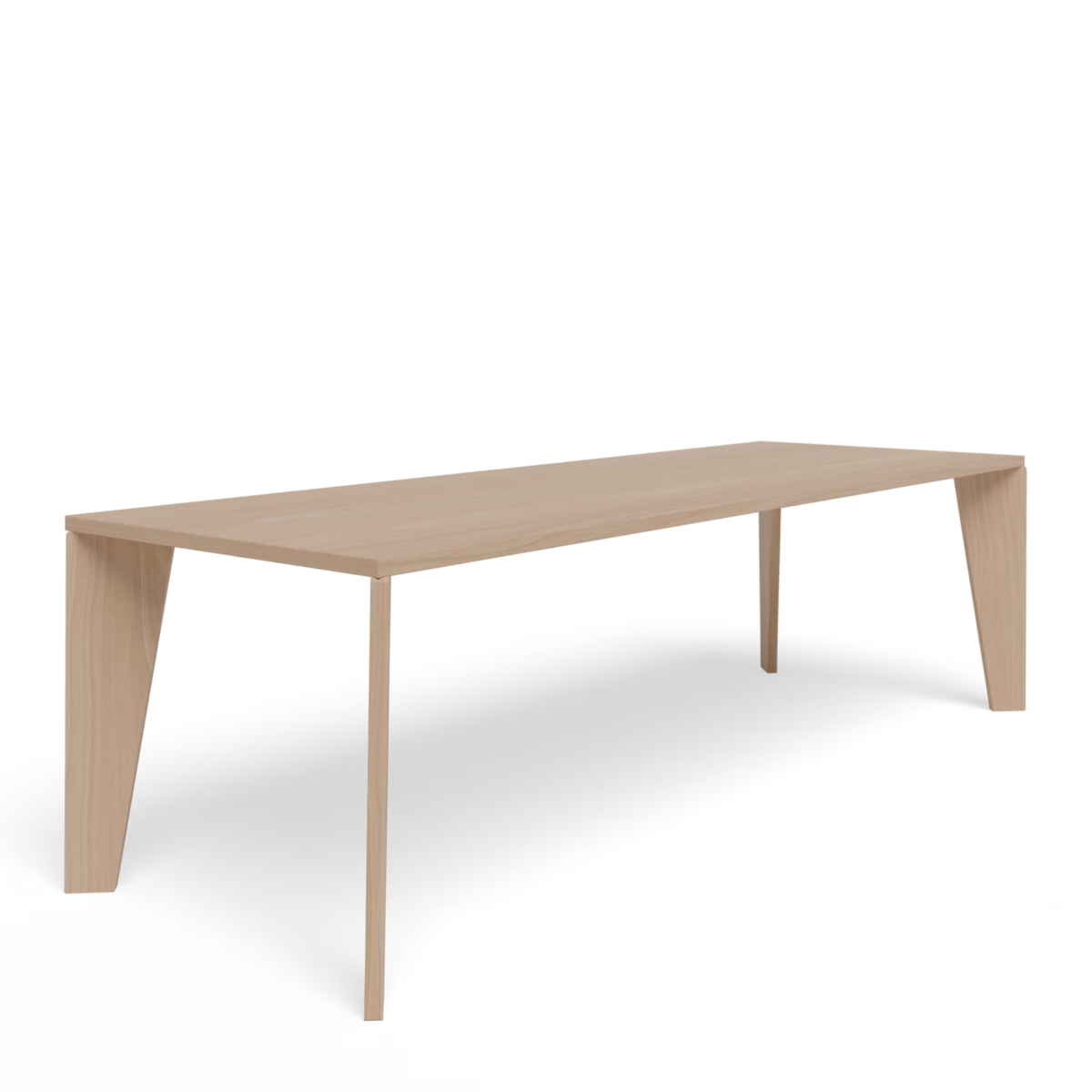 Studio HENK Taper eettafel rechthoekig eiken hardwax olie natural light - Afbeelding 2