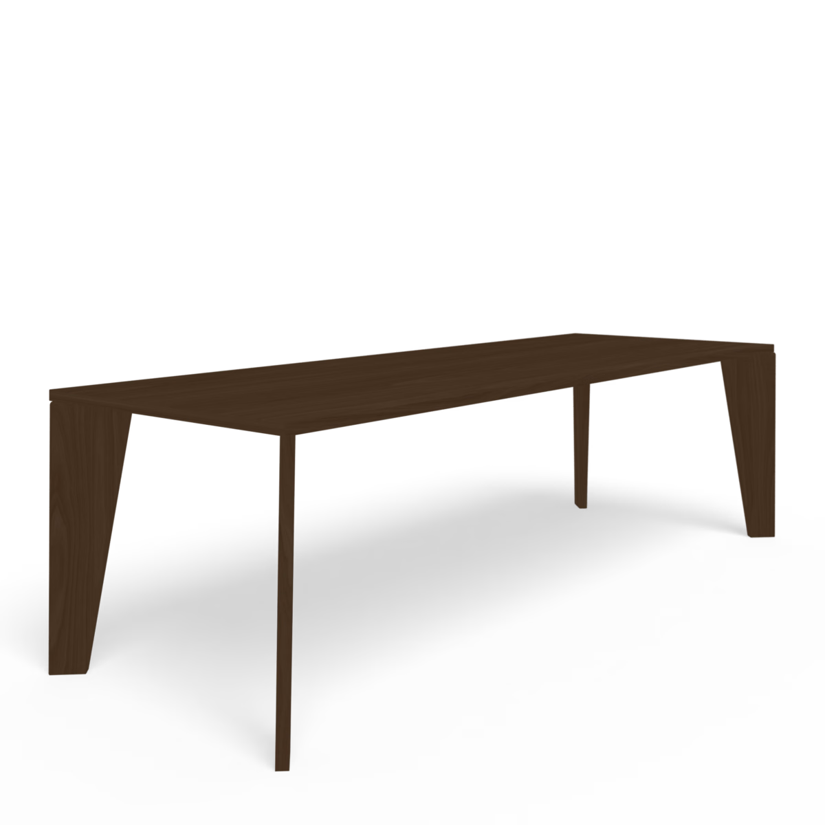 Studio HENK Taper eettafel rechthoekig eiken gerookte beits - Afbeelding 2
