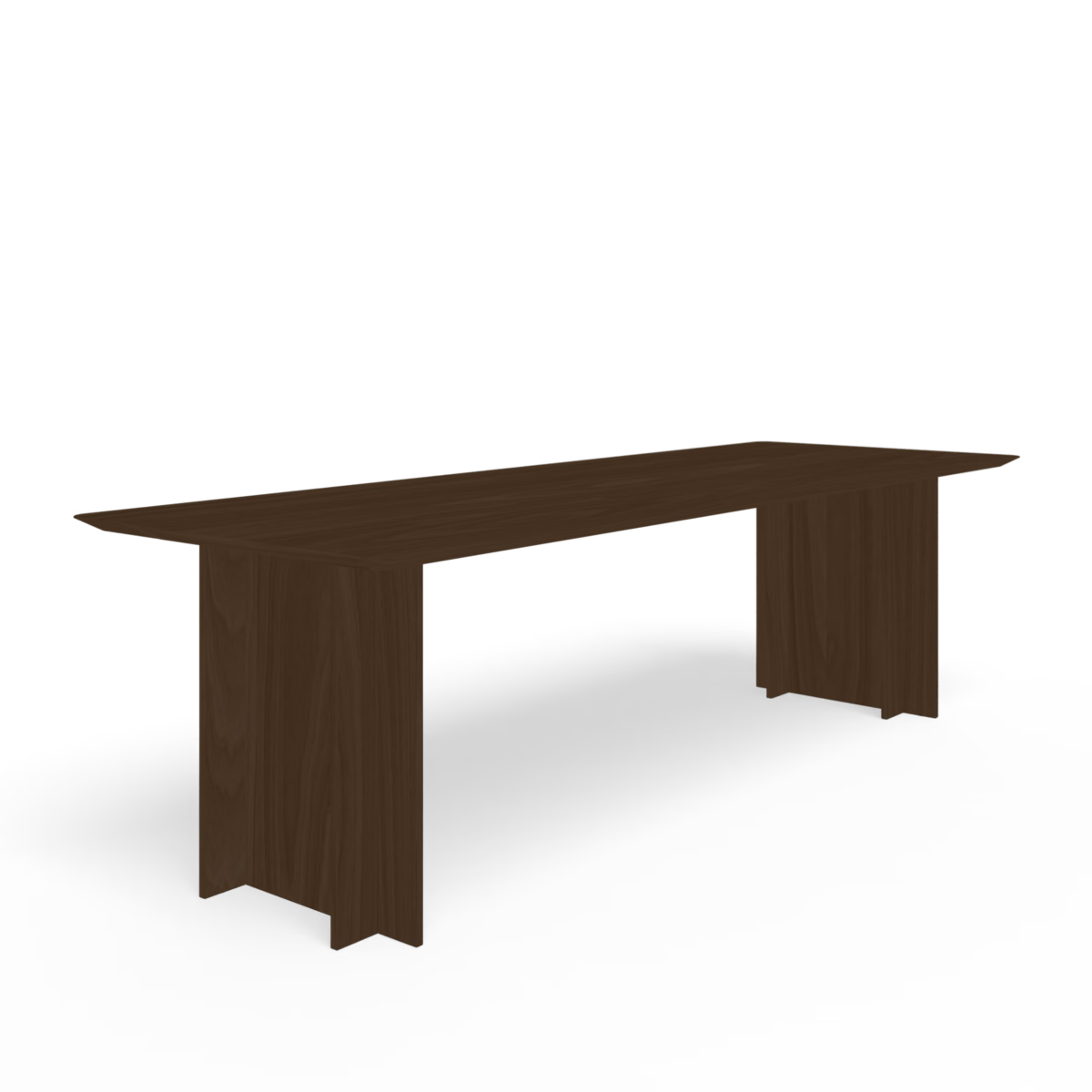 Studio HENK Column eettafel rechthoekig eiken gerookte beits - Afbeelding 2