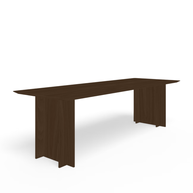 Studio HENK Column eettafel rechthoekig eiken gerookte beits