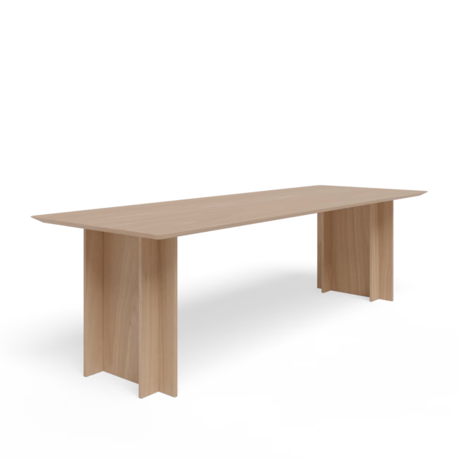 Studio HENK Column eettafel rechthoekig eiken hardwax olie natural light