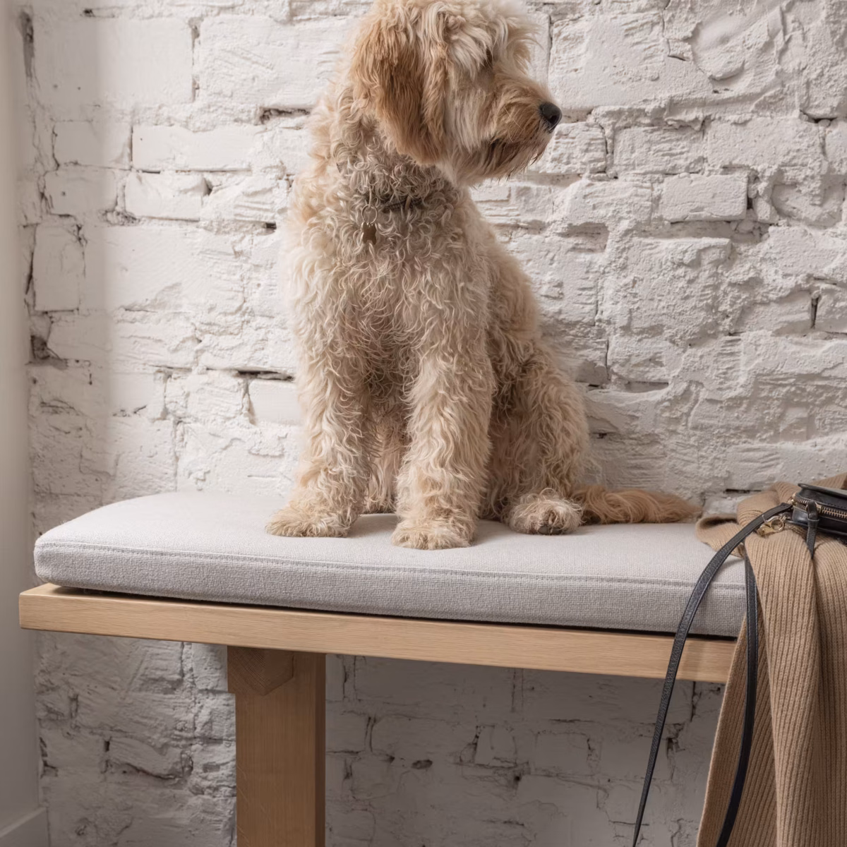 Studio HENK Base eetkamerbank Eiken hardwax olie natural light 200cm - Afbeelding 3