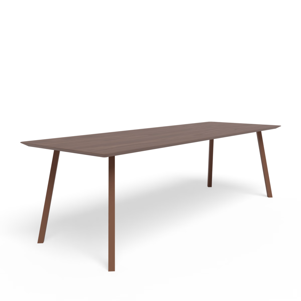 Studio HENK New Classic eettafel rechthoekig walnoot naturel lak - Afbeelding 2