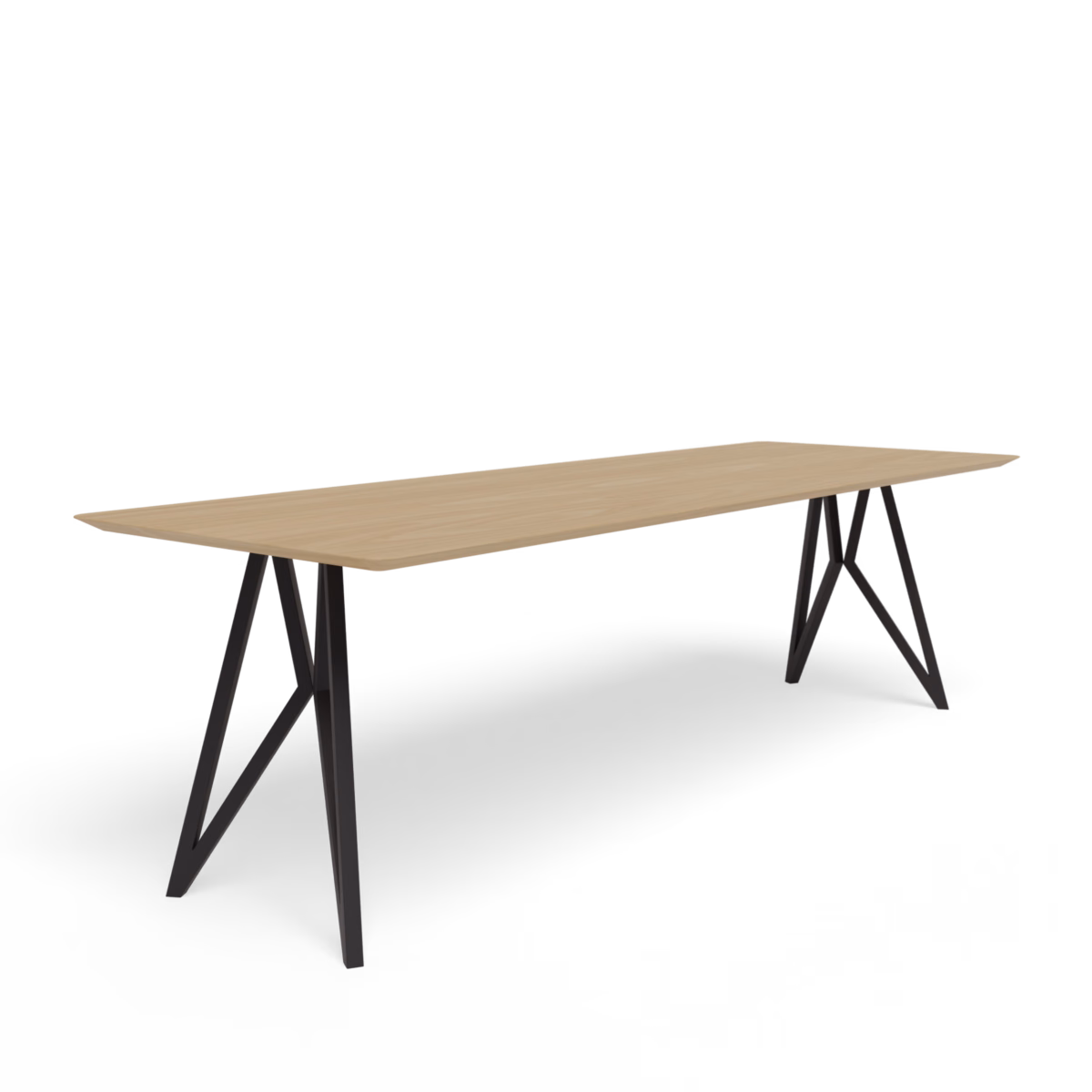 Studio HENK Butterfly eettafel rechthoekig eiken naturel lak - Afbeelding 2