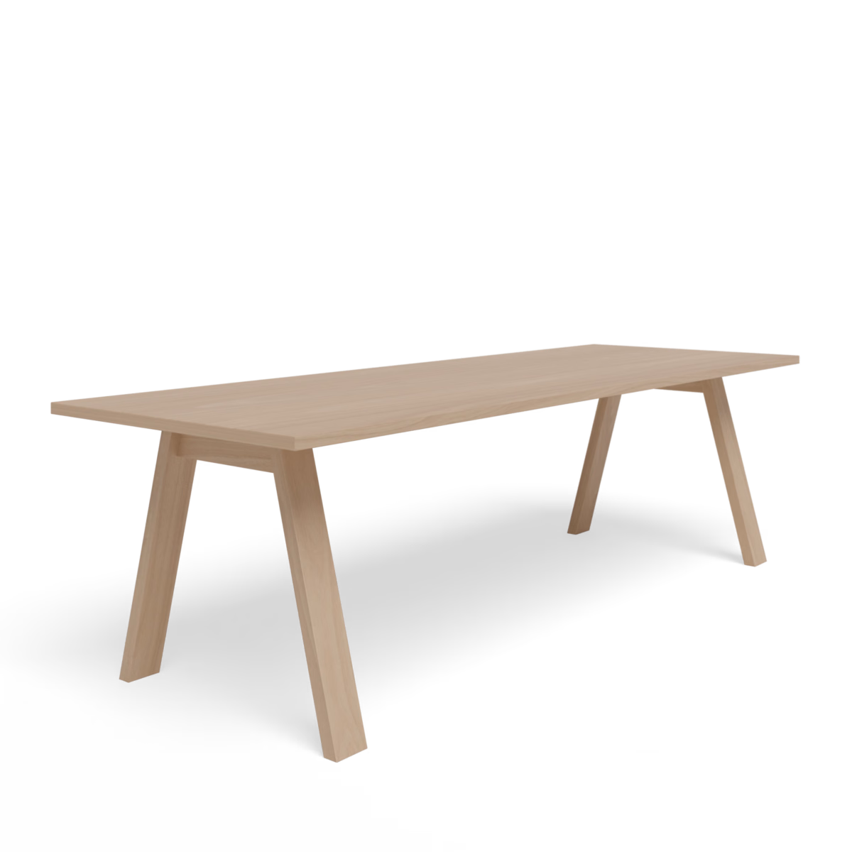 Studio HENK Legno eettafel rechthoekig eiken hardwax olie natural light - Afbeelding 2