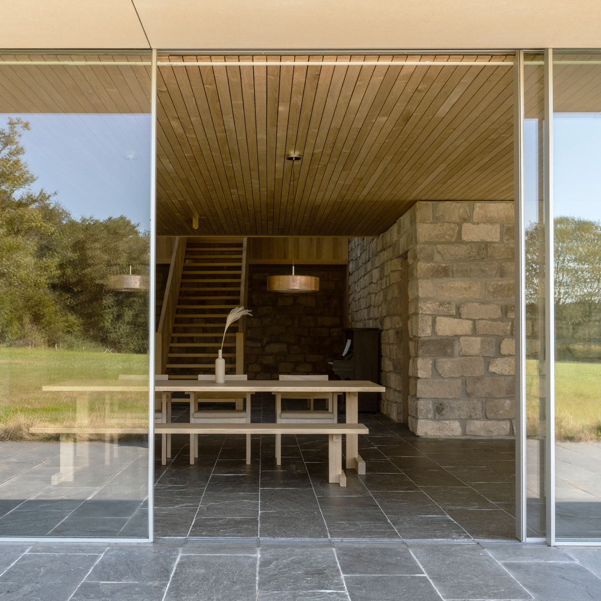 Studio HENK Base eettafel rechthoekig eiken hardwax olie natural - Afbeelding 9