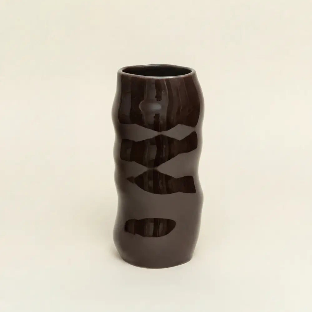 Studio HENK Blob vaas chocoladebruin - Afbeelding 2