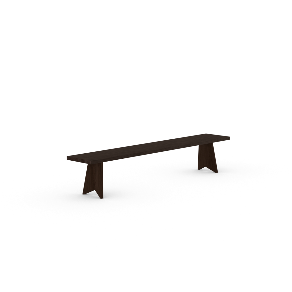 Studio HENK Butterfly Wood eetkamerbank Eiken gerookte beits 180cm - Afbeelding 10