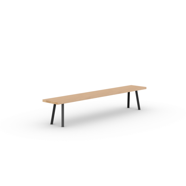 Studio HENK New Classic eetkamerbank Eiken hardwax olie natural light 200cm
