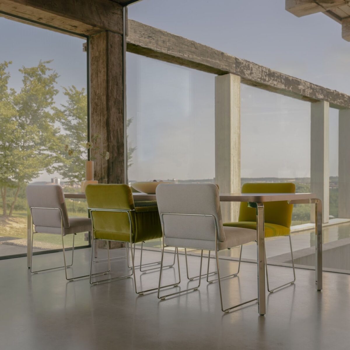 Studio HENK Arc eettafel rechthoekig eiken hardwax olie natural light