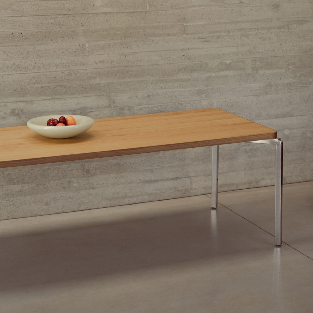 Studio HENK Arc eettafel rechthoekig eiken hardwax olie natural light - Afbeelding 2