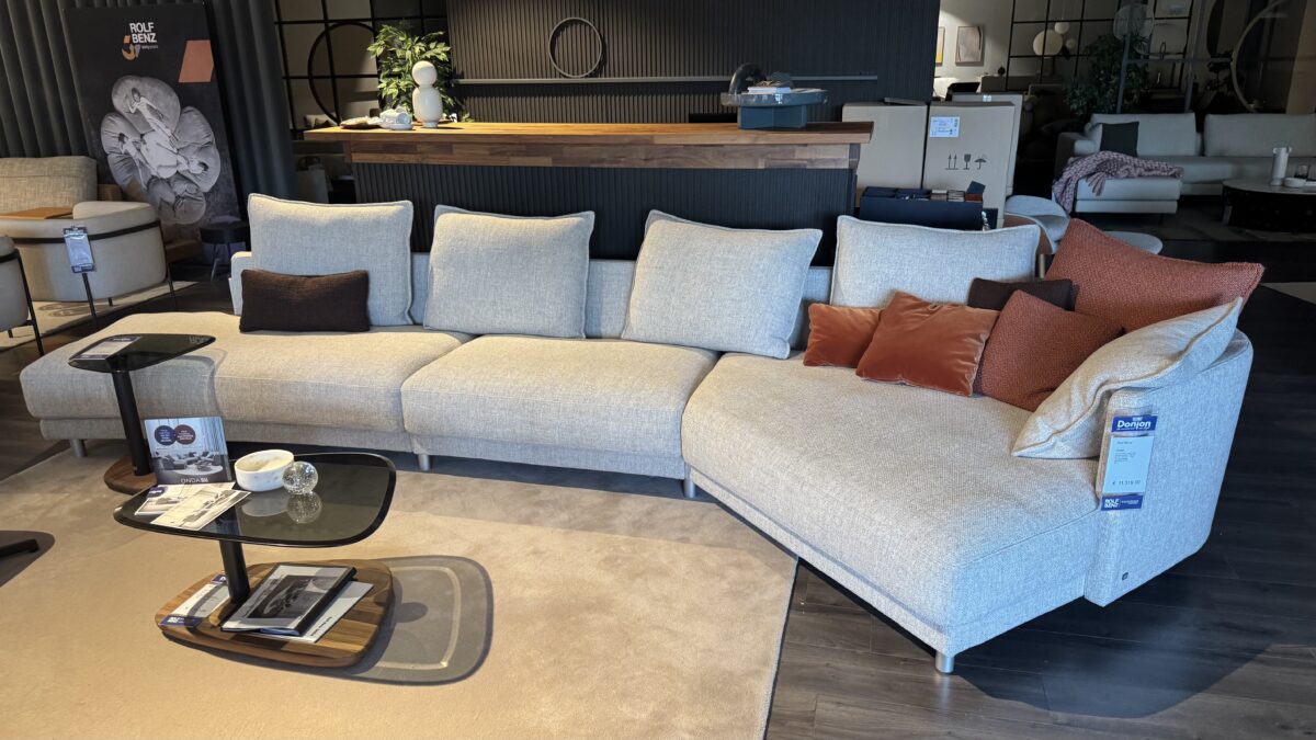 Rolf Benz Onda hoekbank– showroommodel