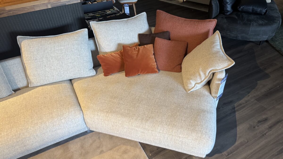 Rolf Benz Onda hoekbank– showroommodel
