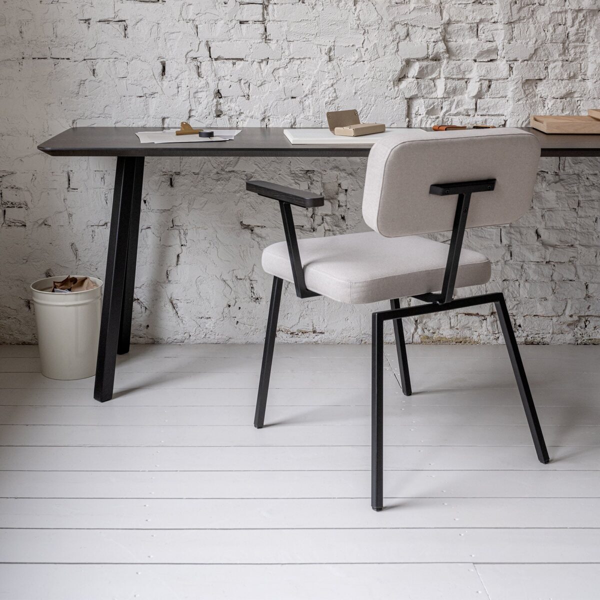 Studio HENK New Classic eetkamerbank Eiken hardwax olie natural light 200cm - Afbeelding 2