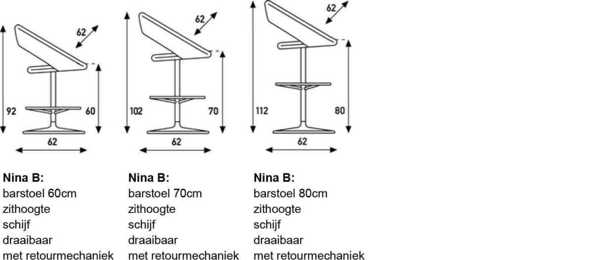 Artifort Nina barkruk - Afbeelding 6