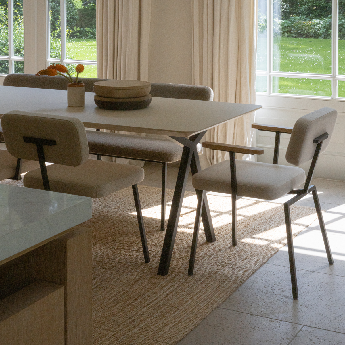Studio HENK Slim X-type eettafel blob hpl fenix castoro ottawa - Afbeelding 9