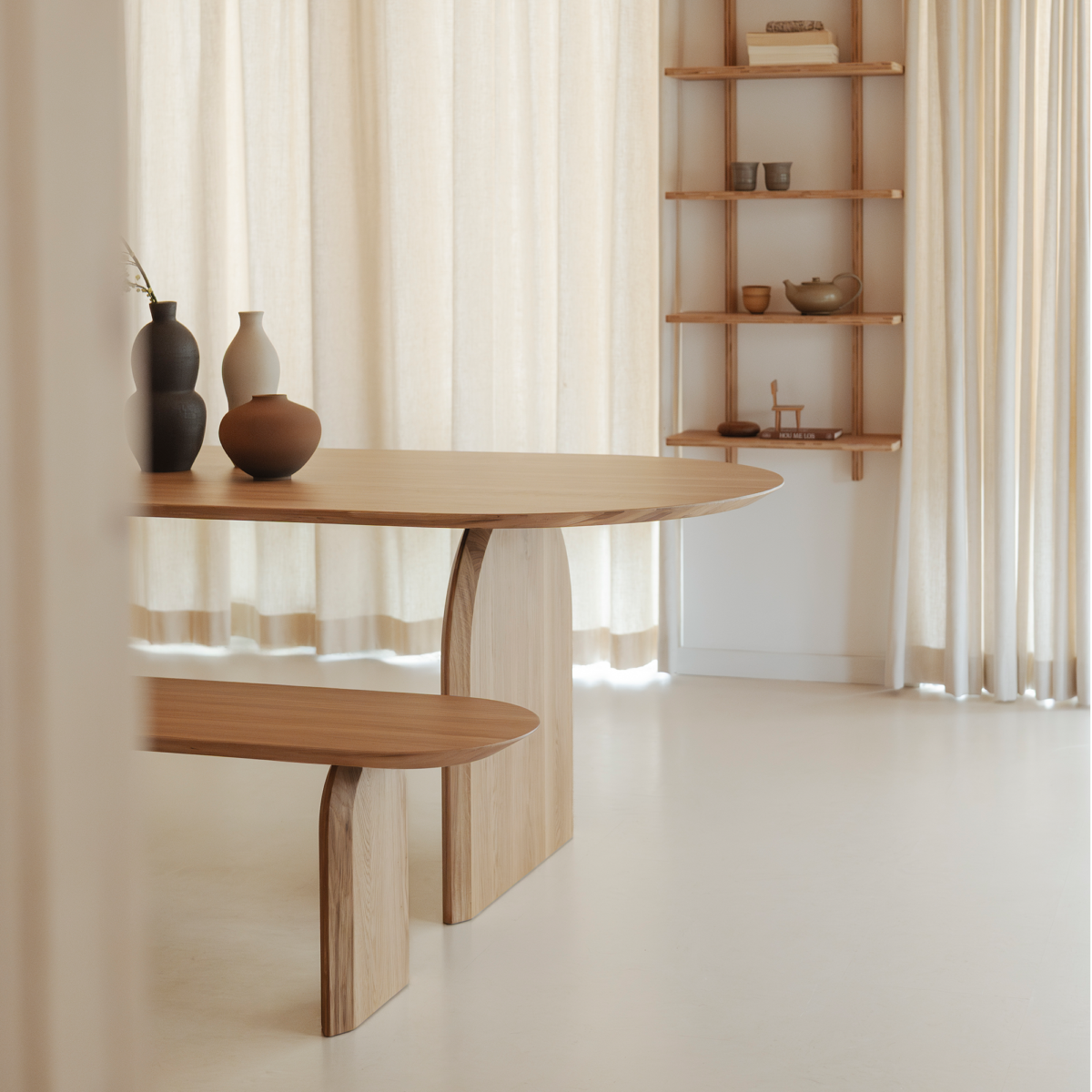 Studio HENK Slot eettafel plat-ovaal eiken hardwax olie natural light - Afbeelding 13