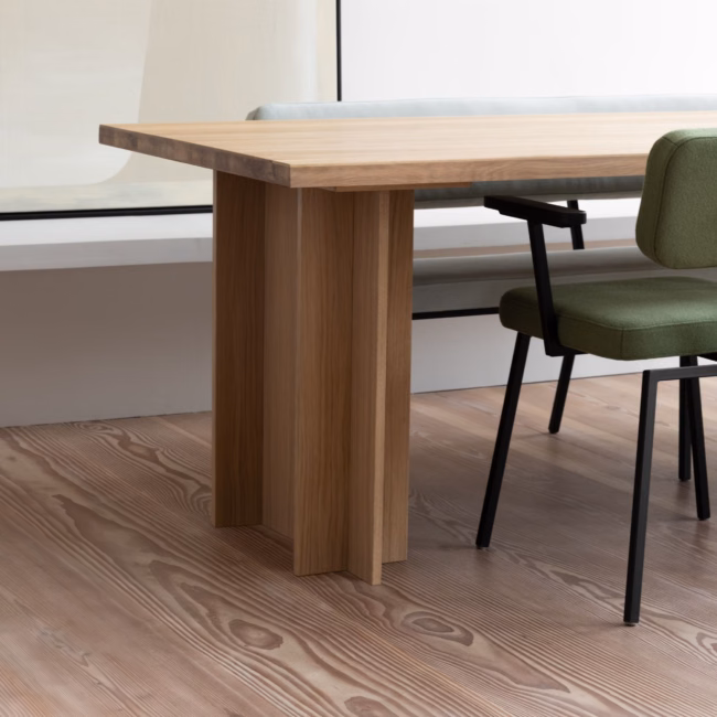 Studio HENK Column eettafel rechthoekig eiken hardwax olie natural