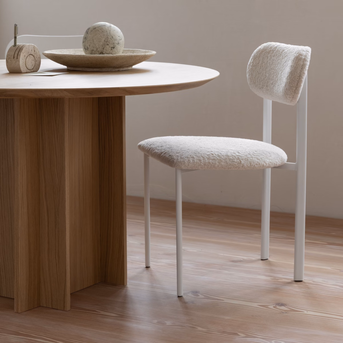 Studio HENK Column eettafel rechthoekig eiken naturel lak - Afbeelding 8