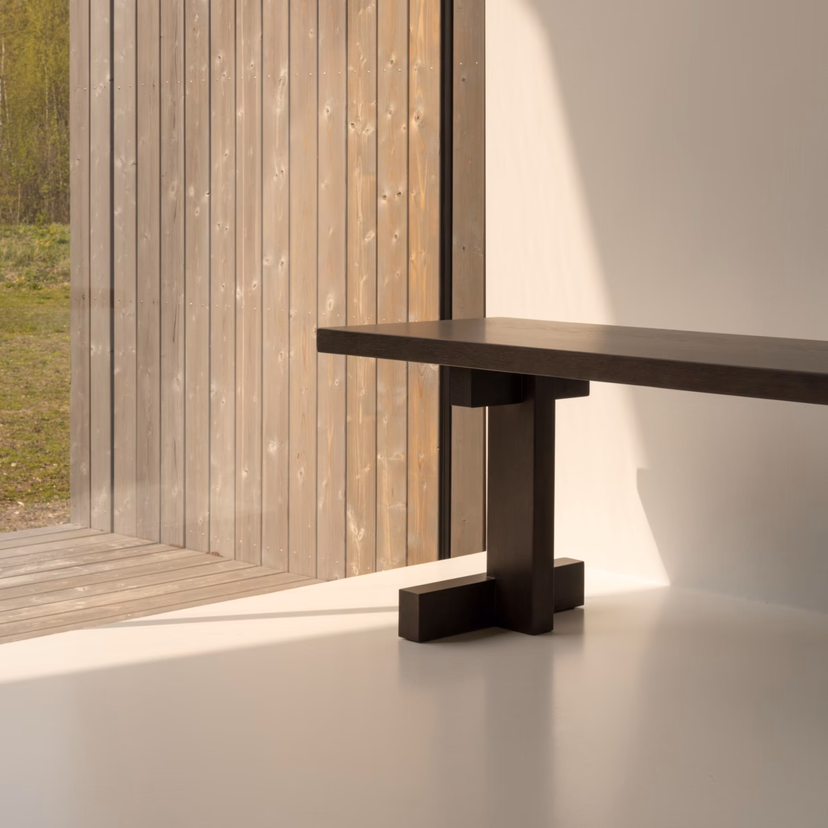 Studio HENK Base eetkamerbank Eiken hardwax olie natural light 200cm - Afbeelding 4