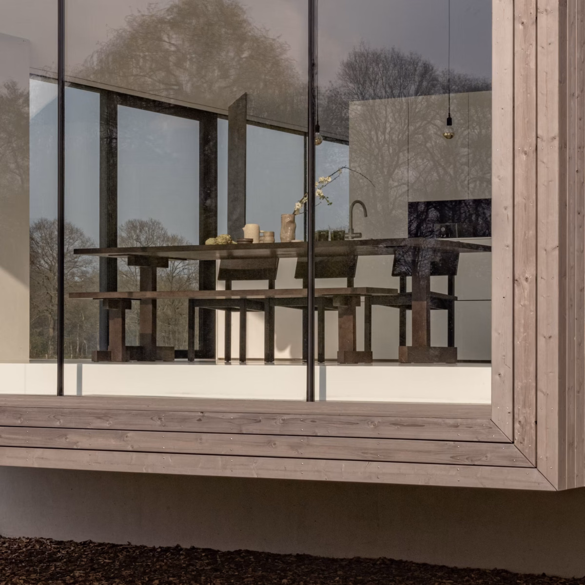 Studio HENK Base eetkamerbank Eiken hardwax olie natural light 200cm - Afbeelding 6