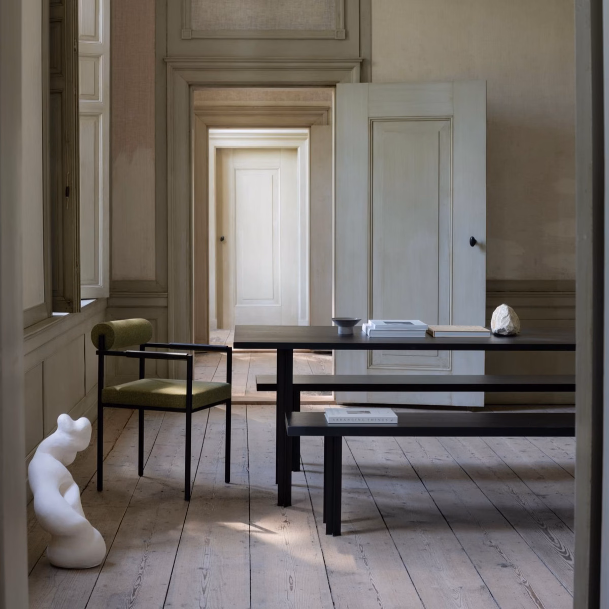 Studio HENK Cross eettafel rechthoekig eiken hardwax olie natural light