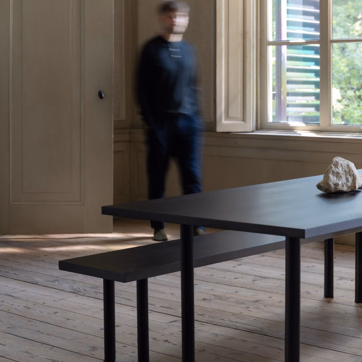 Studio HENK Cross eettafel rechthoekig eiken hardwax olie natural light - Afbeelding 3