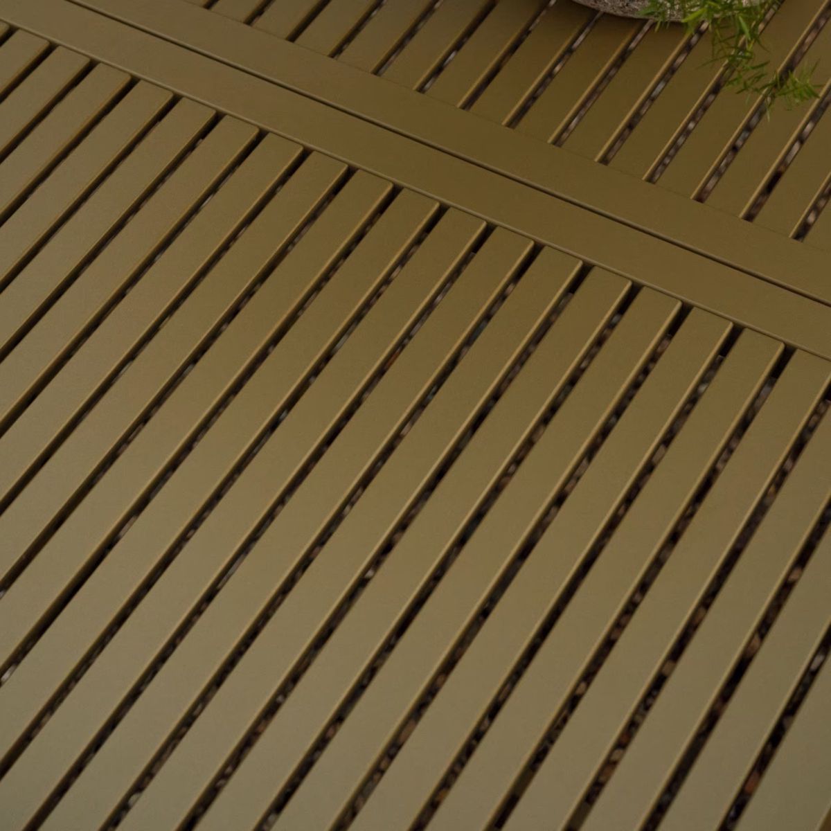 Studio HENK Trace tuintafel kakigrijs - Afbeelding 2