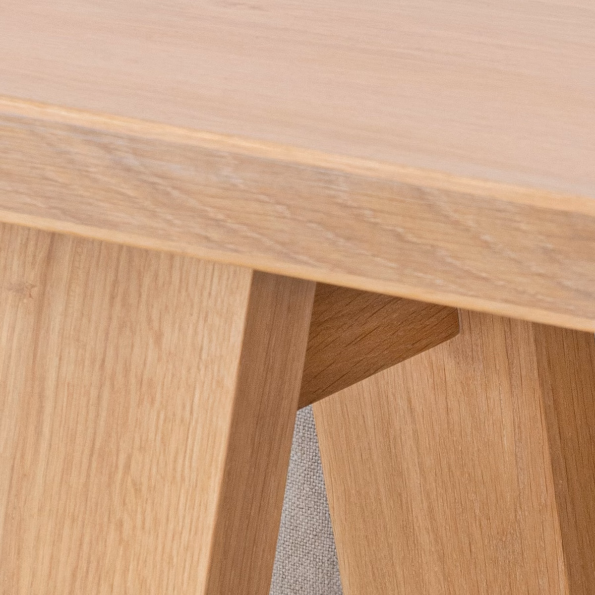 Studio HENK Legno eetkamerbank Eiken hardwax olie natural 200cm - Afbeelding 3