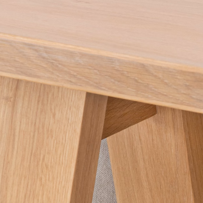 Studio HENK Legno eetkamerbank Eiken hardwax olie natural 200cm